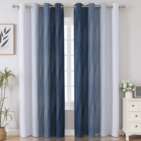 Estelar Textiler ombre curtains grommets closeup with rustproof hardware highlighting durability in real homes.
