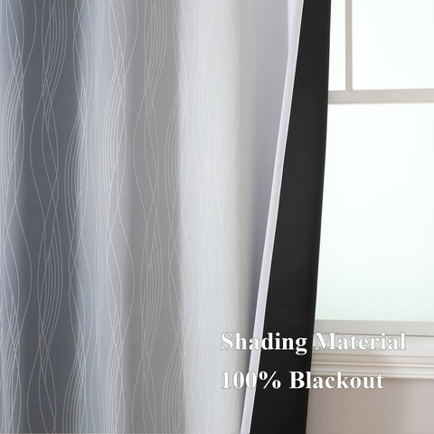 Estelar Textiler room-darkening curtains with gradient look for calm spaces