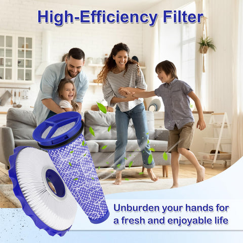 Estelife DC50 cleaning brush facilitates easy maintenance during replacement.
