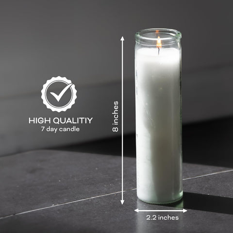 Estrella Blanca lead-free cotton wick candle for clean worship spaces
