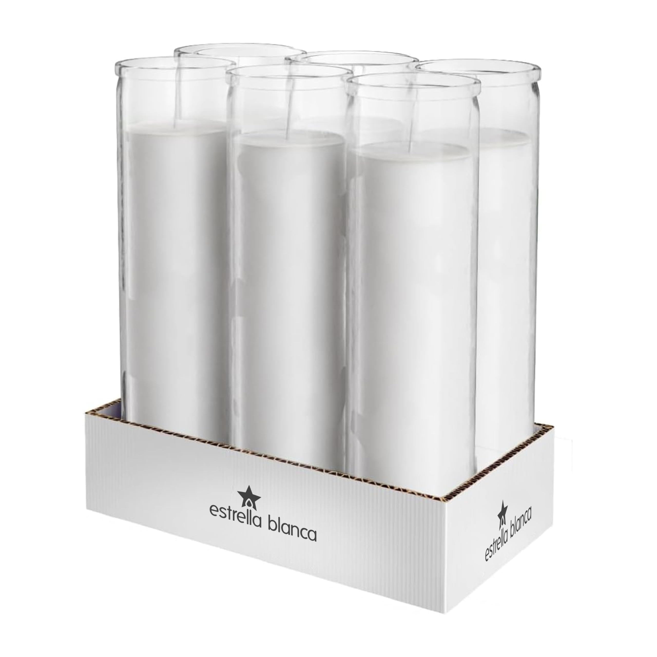 Estrella Blanca safe smokeless candle suitable for indoor sacred spaces