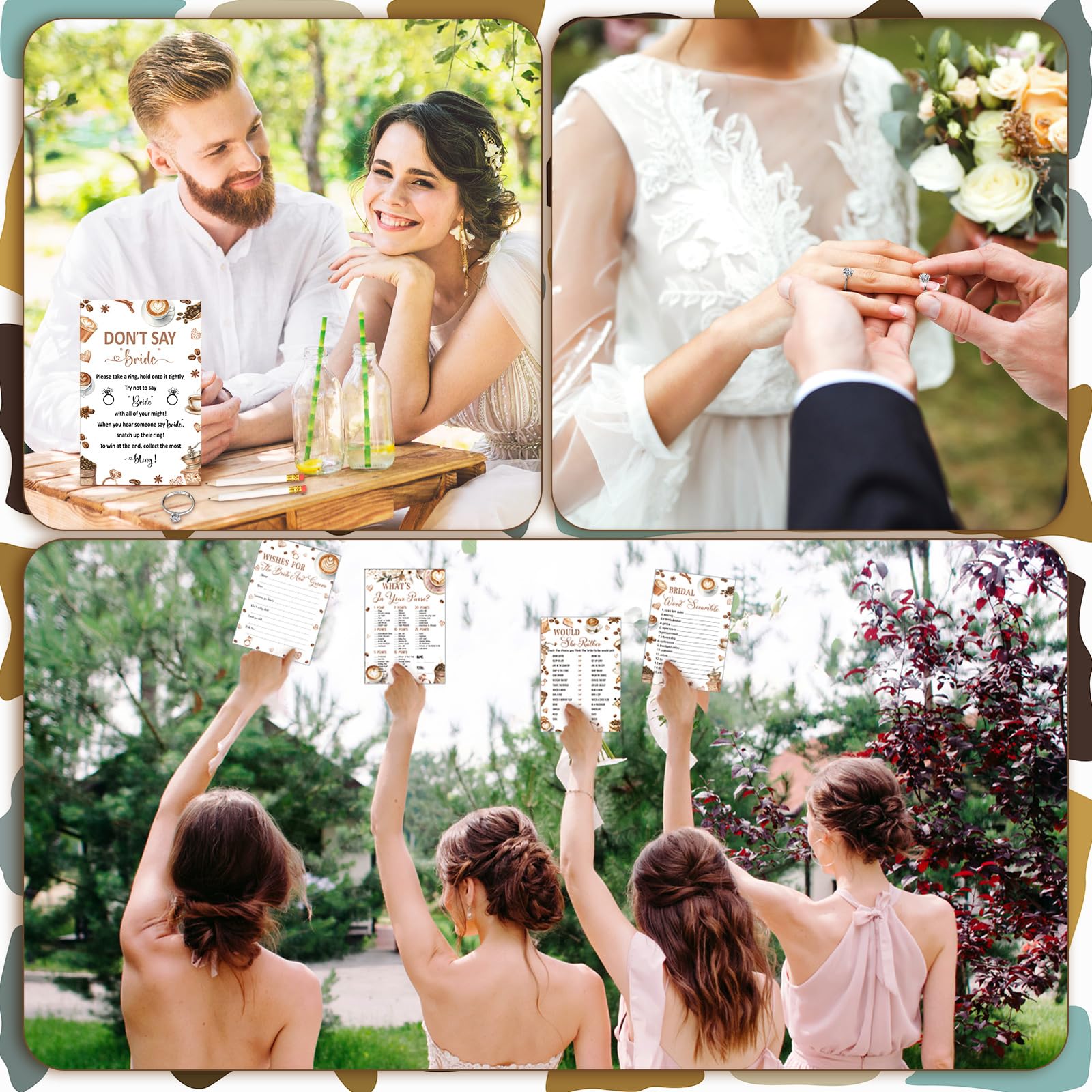 Estune bridal shower pencils for quick, playful responses.
