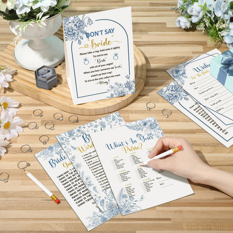 Estune bridal shower rings (60 pcs) are durable and adjustable.