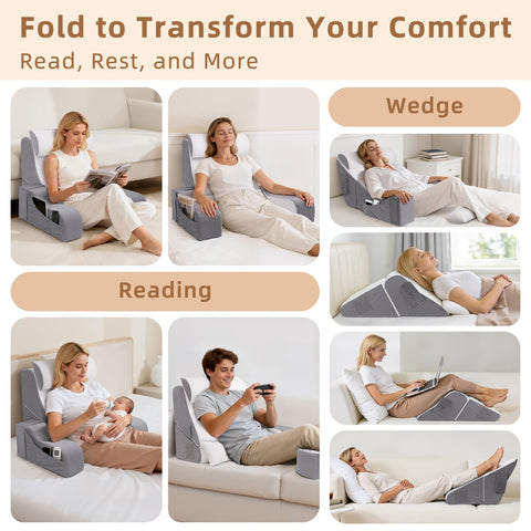 ESUERDO adjustable headrest showing customizable neck support
