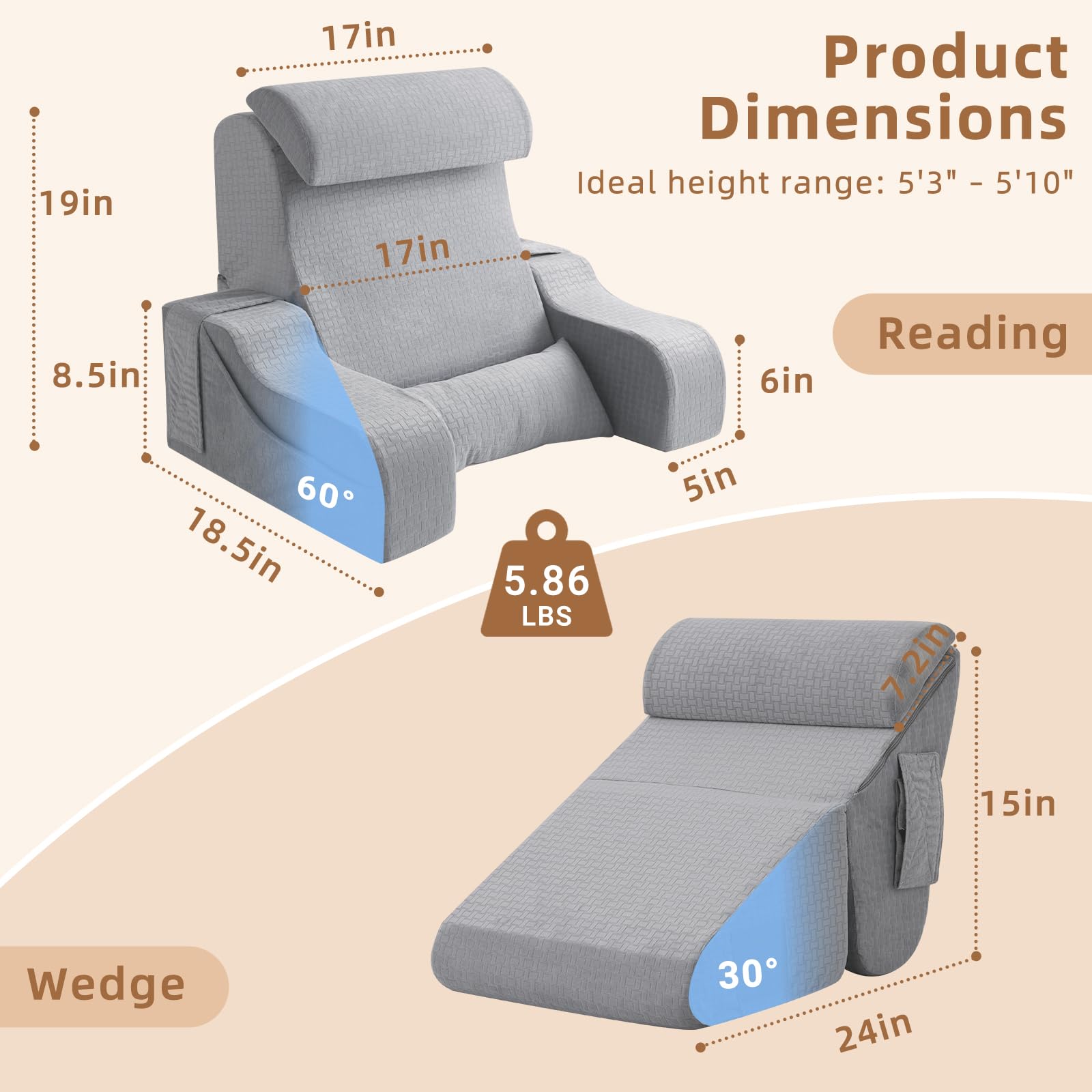 ESUERDO multi-density zoned foam cushions key contact points.