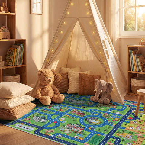 Esup 4x6 rug non-toxic materials ensure safe play
