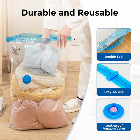 ETENWOLF multi-size bags fit luggage and home storage needs with versatility.