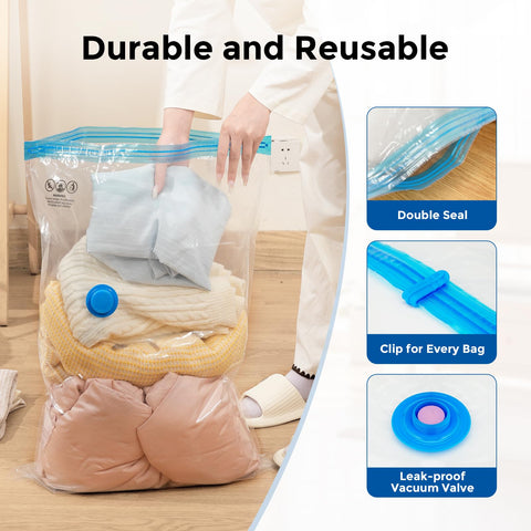 ETENWOLF triple-seal turbo valve provides airtight sealing on bags.