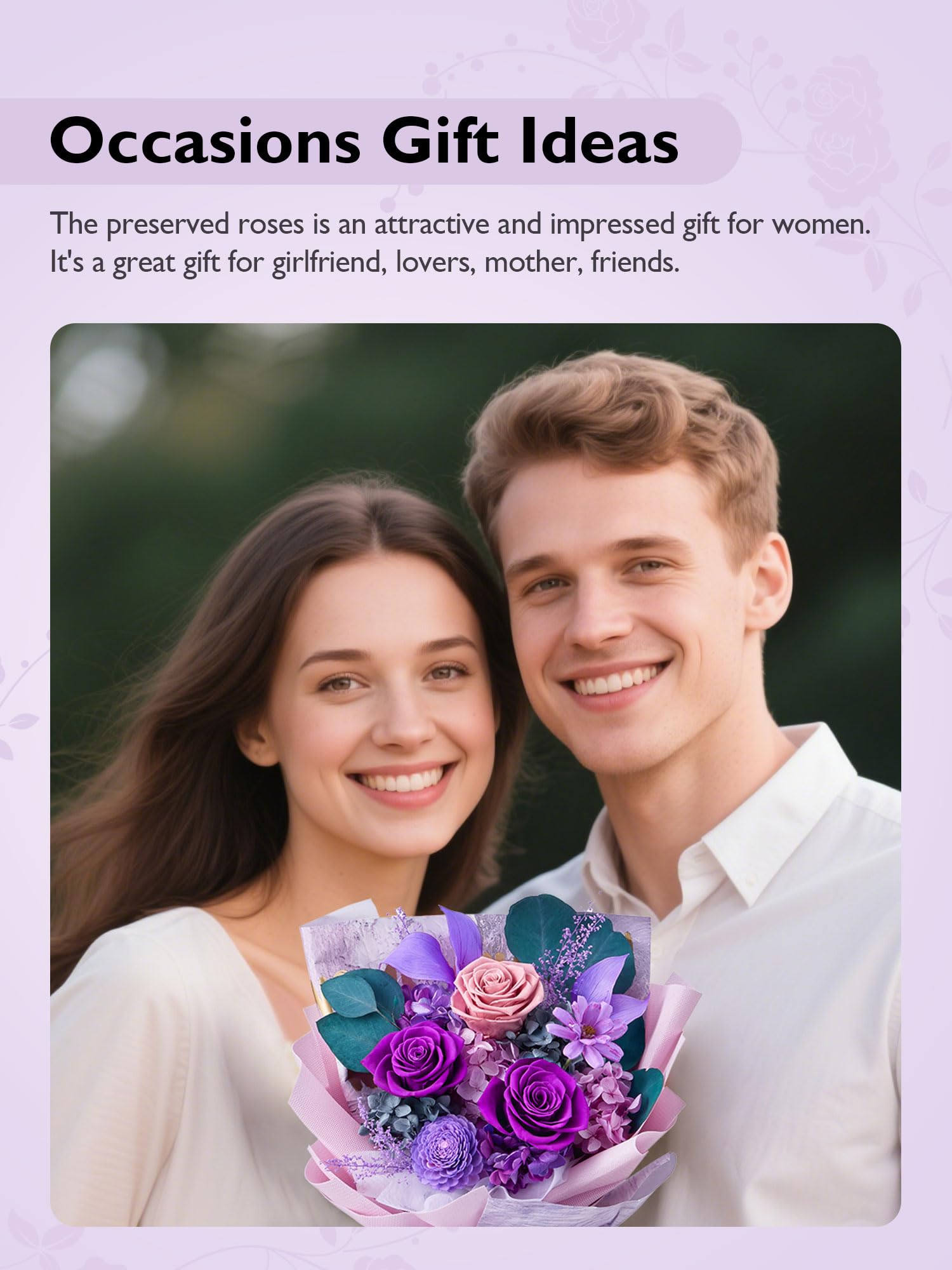 Eterfield romantic home decor bouquet enhances modern living spaces.