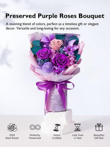 Eterfield zero-maintenance preserved flowers stay bright year-round.