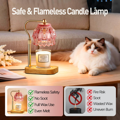 Eterfun candle warmer gold finish adds elegant decor and warmth