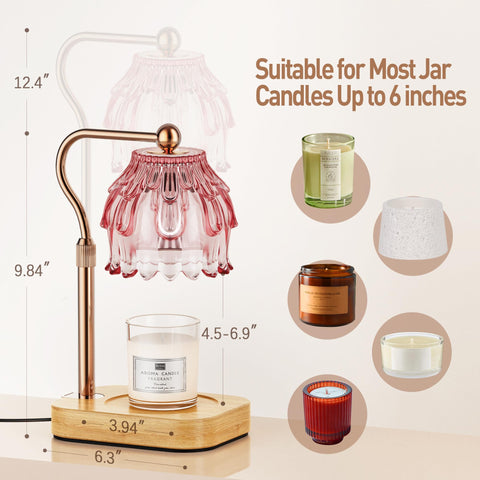 Eterfun candle warmer timer feature allows controlled fragrance release and safe use