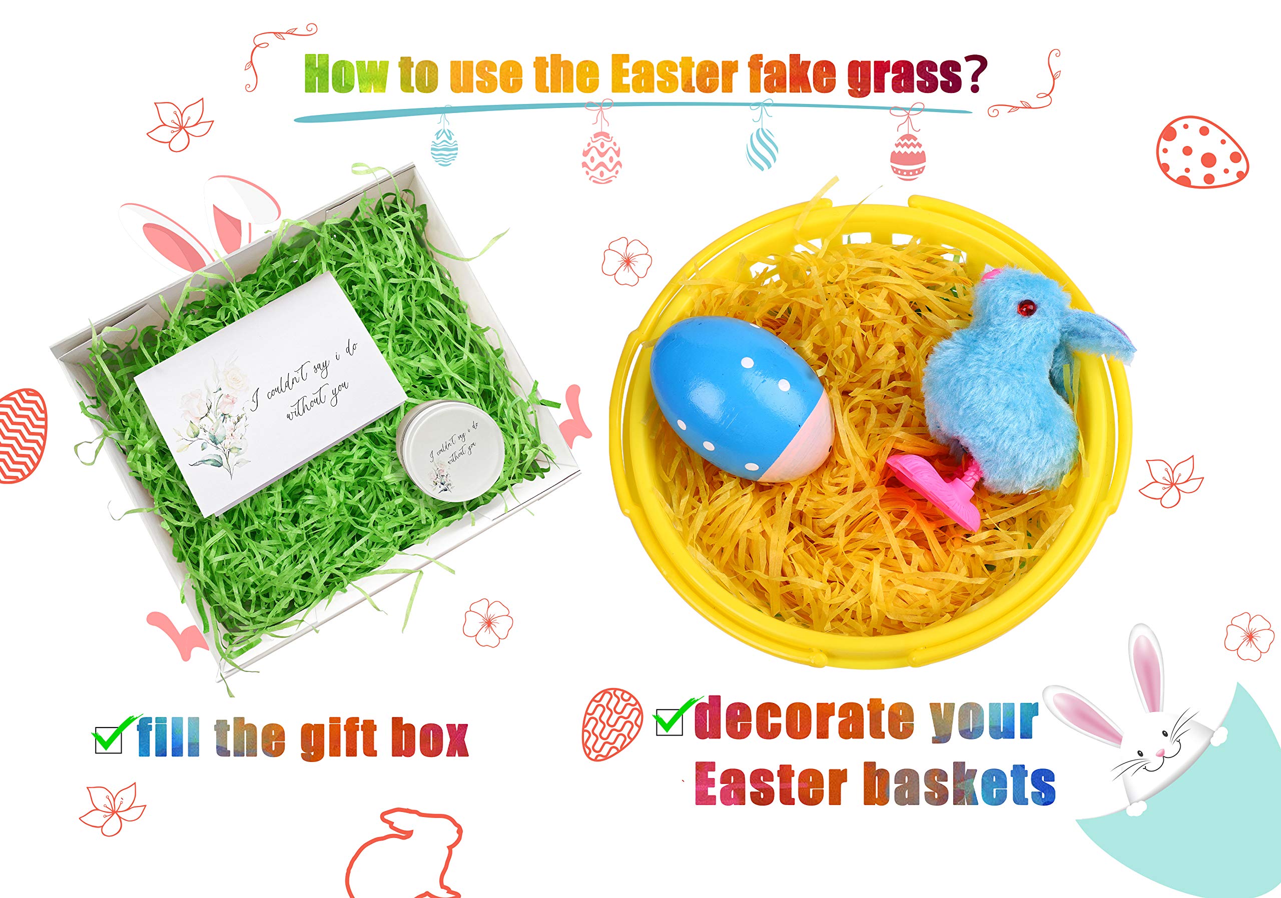 Eternity Sky assorted colors baskets for cohesive Easter styling.