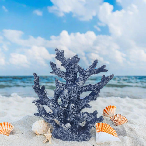 Etlemonde coastal table centerpiece highlights texture and beauty