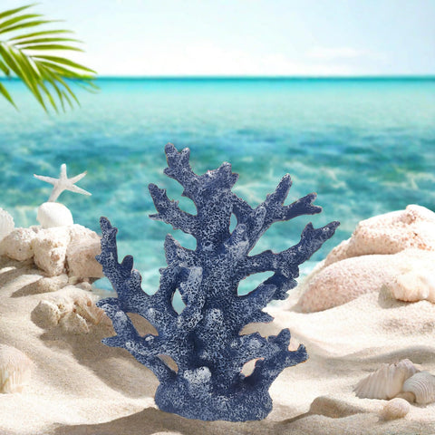 Etlemonde resin coral artwork pairs with modern interiors for coastal vibe