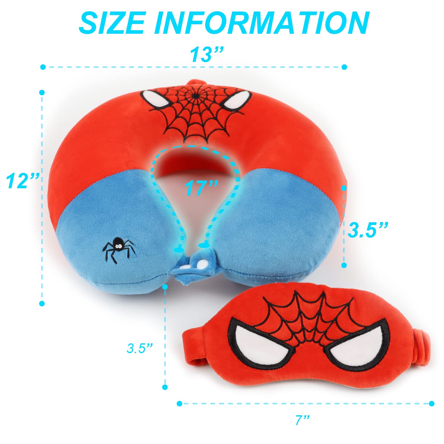 ETOILESEA sleep eye mask on pillow pack helps block light for restful travel naps.