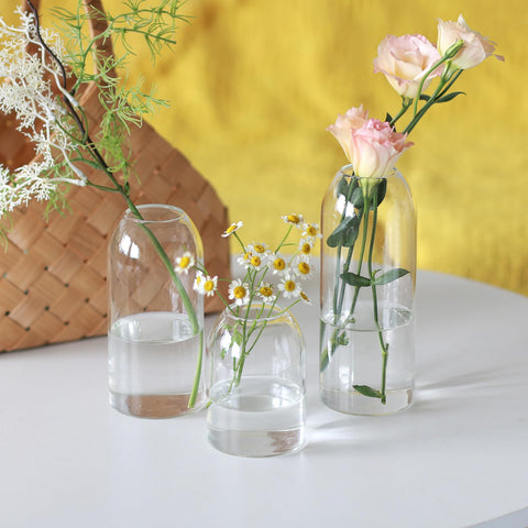 Etolies glass vase suitable for aromatherapy oils and diffusers