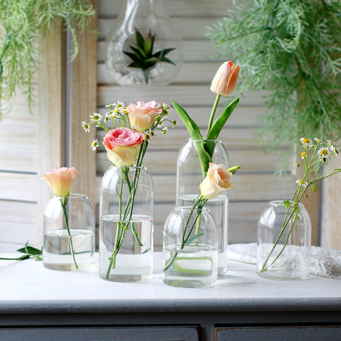 Etolies bud vase set of three sizes for versatile displays