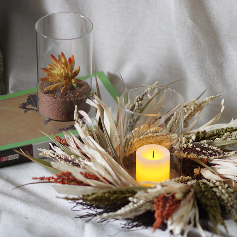Etolies floating candle vase for ambient table centerpieces
