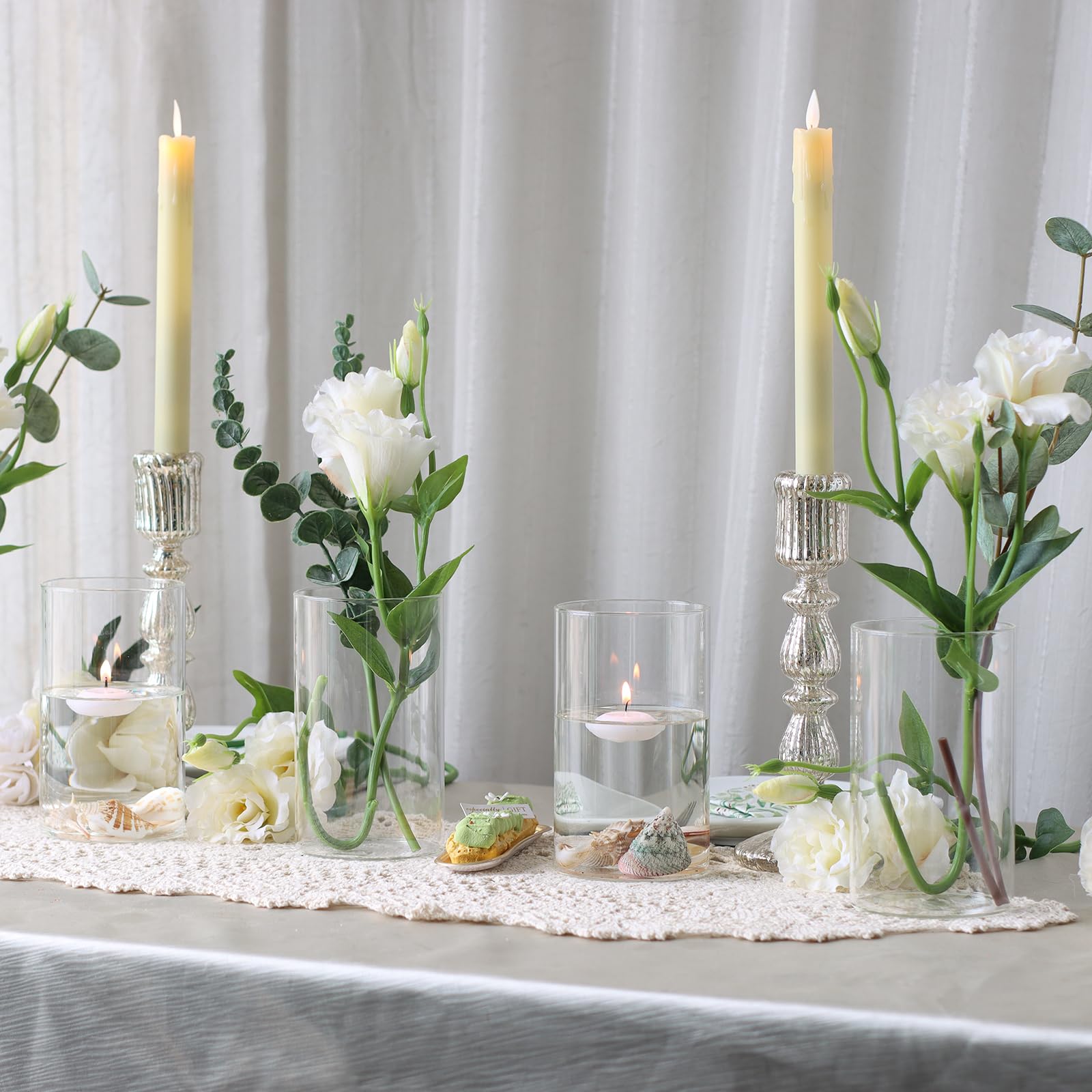 Etolies ribbed glass vases add modern elegance to home decor