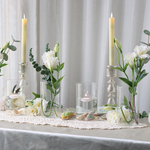 Etolies ribbed glass vases add modern elegance to home decor