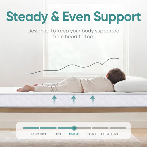 ETONEX breathable knit cover provides skin-friendly softness and helps regulate temperature.