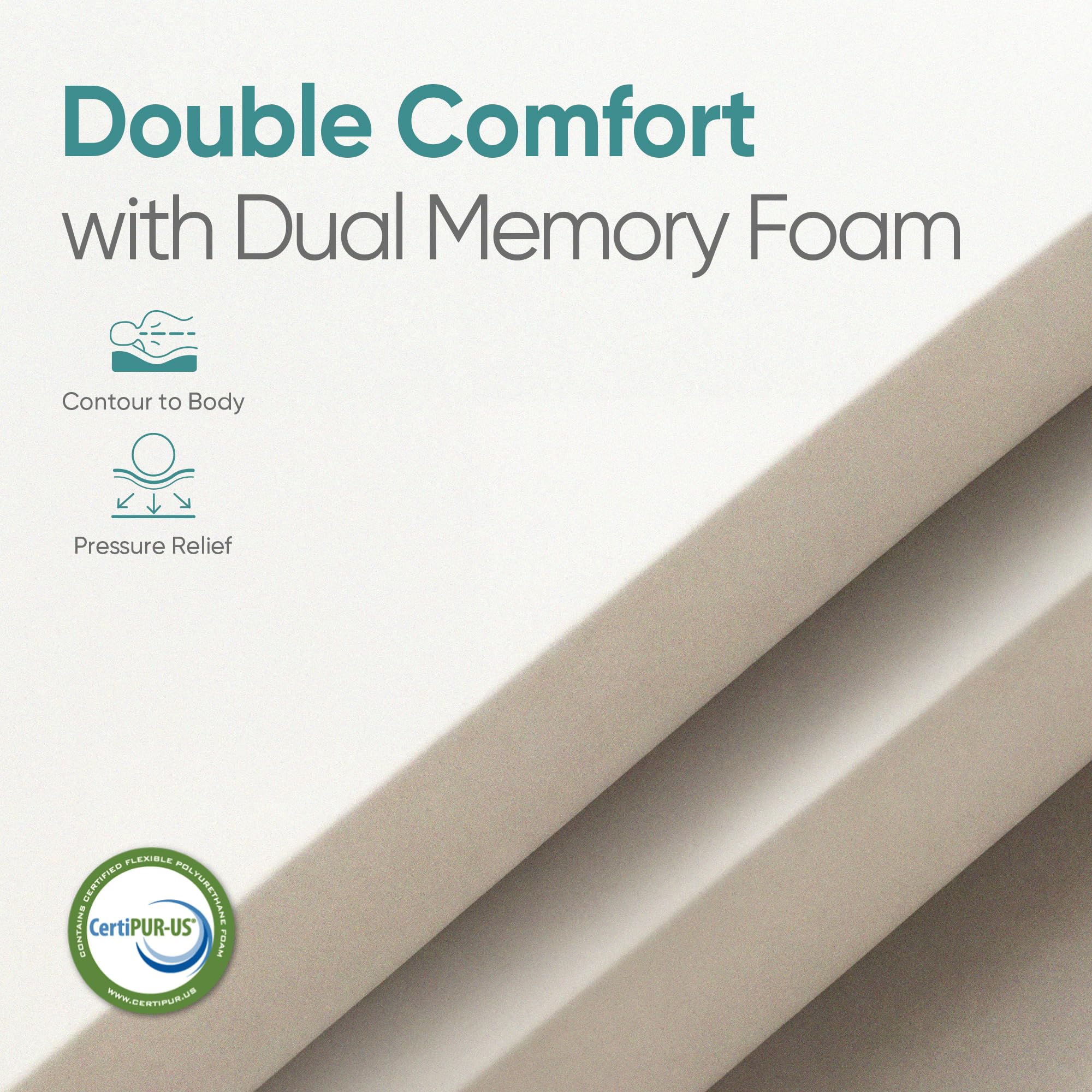 ETONEX CertiPUR-US foam detail confirms safety and consistent quality.