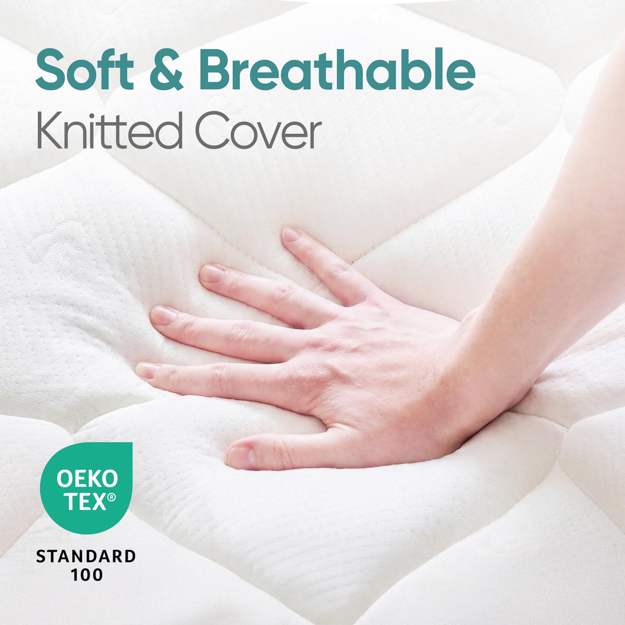 ETONEX two-layer memory foam design cushions curves while maintaining easy airflow.