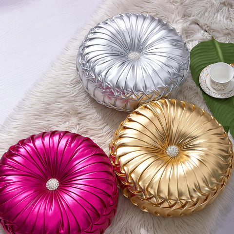 EUCIOR handcrafted pleated detail highlights artisanal craftsmanship.