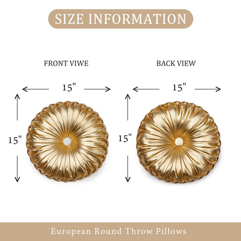 EUCIOR living room decor idea featuring a circular throw pillow.