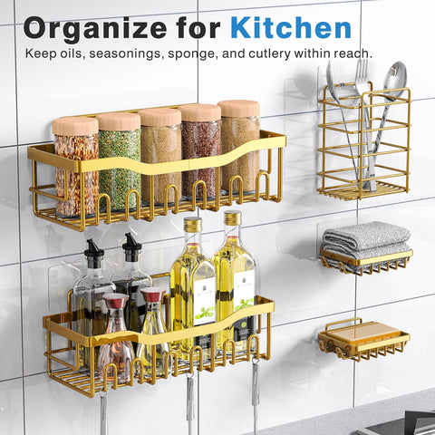 EUDELE versatile storage for bathroom and kitchen organization.