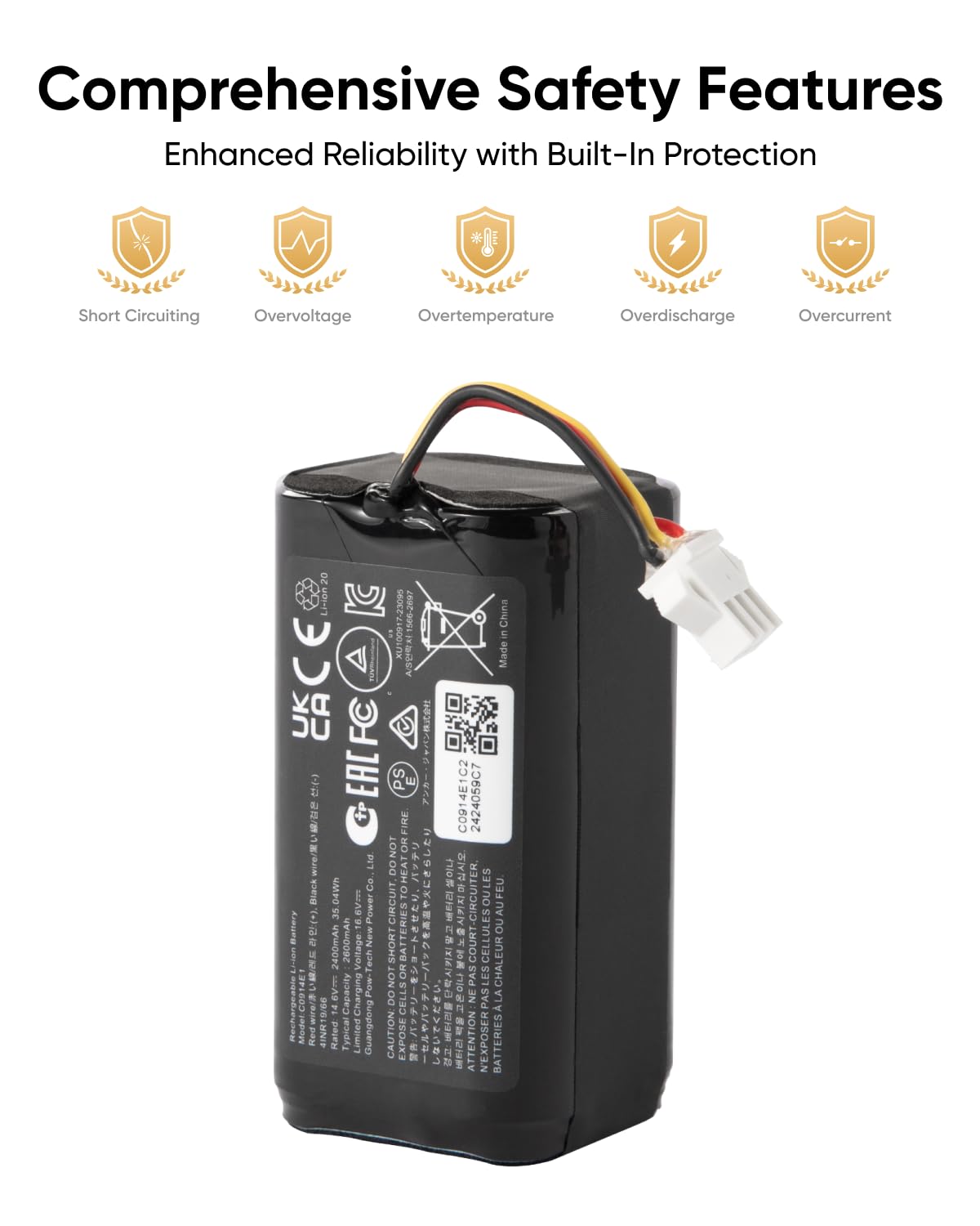eufy battery pack safety features protect against overheating and short circuits