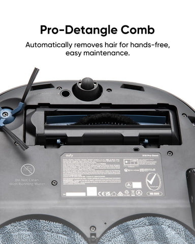 eufy brush guard with pro-detangle comb aids maintenance and smoother operation