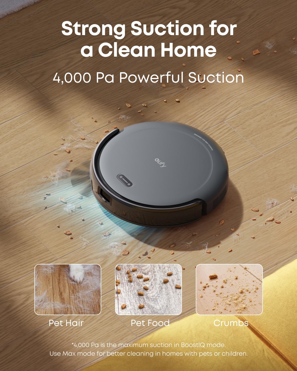 eufy C10 app control interface on a smartphone