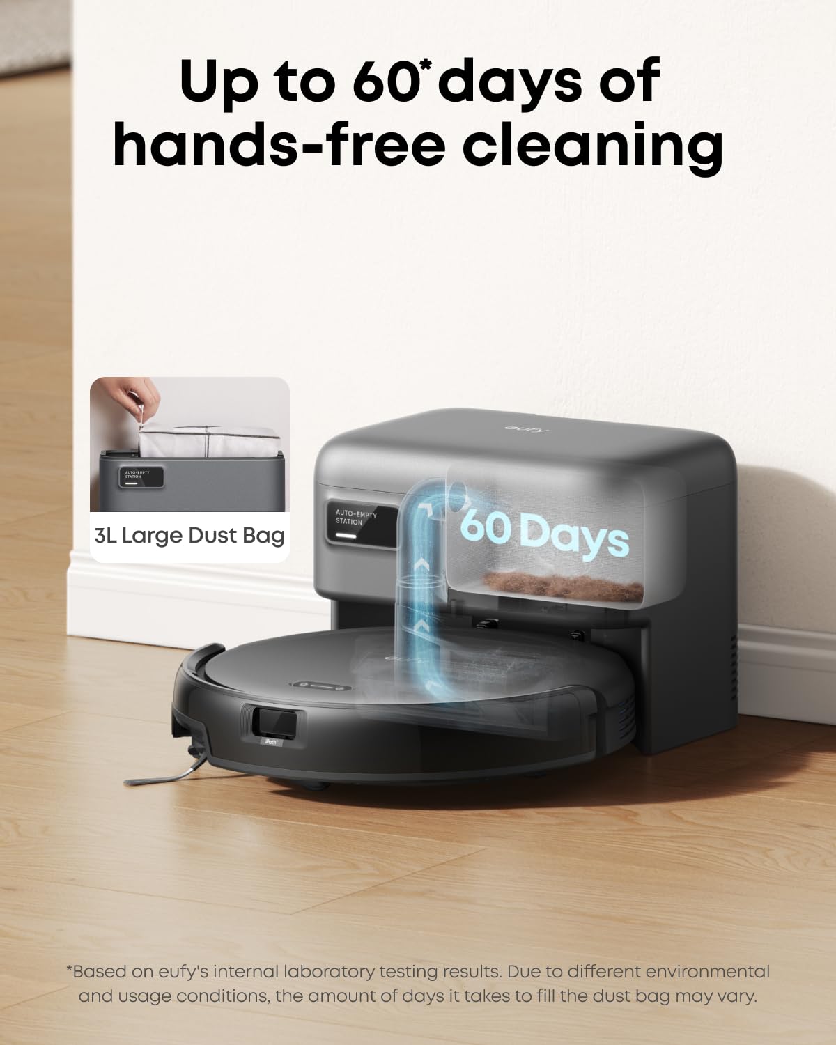 eufy C10 with LiDAR navigation mapping a clean path through a living room