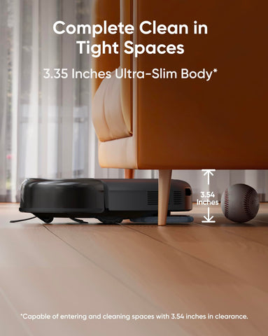 eufy Omni C20 7000Pa suction for powerful pickup of dirt and fur