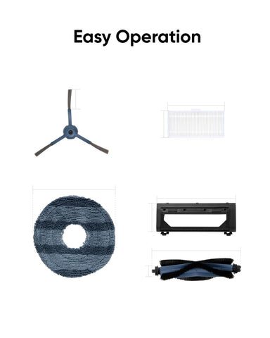 eufy Omni C20 rolling brush for deeper carpet agitation and thorough cleanup