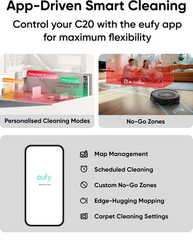 eufy Omni C20 2.4GHz Wi-Fi setup for app control