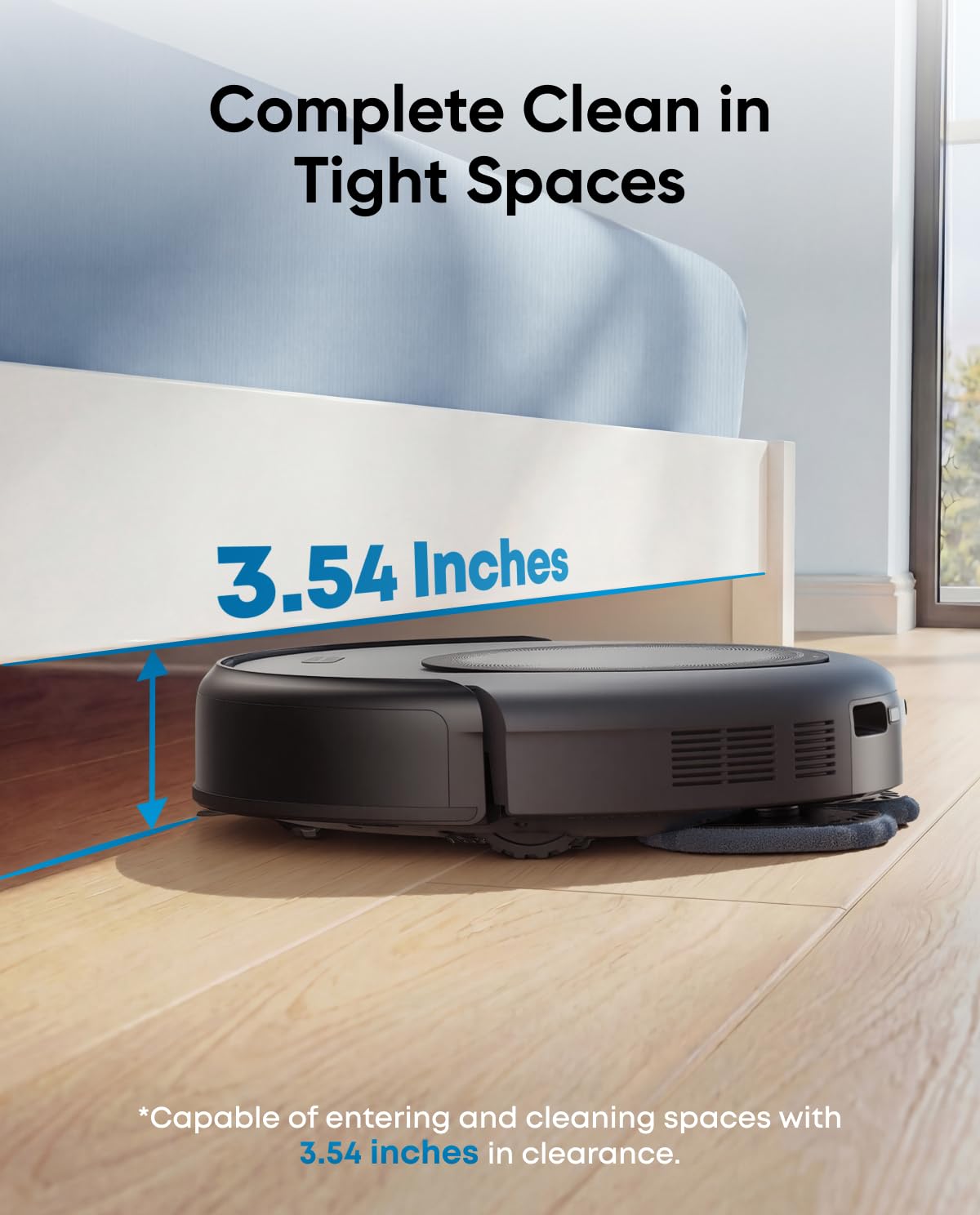 eufy iPath Laser Navigation maps floors for efficient routes