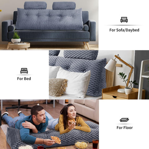 EUHAMS dorm-friendly setup enhances space with soft, supportive seating.