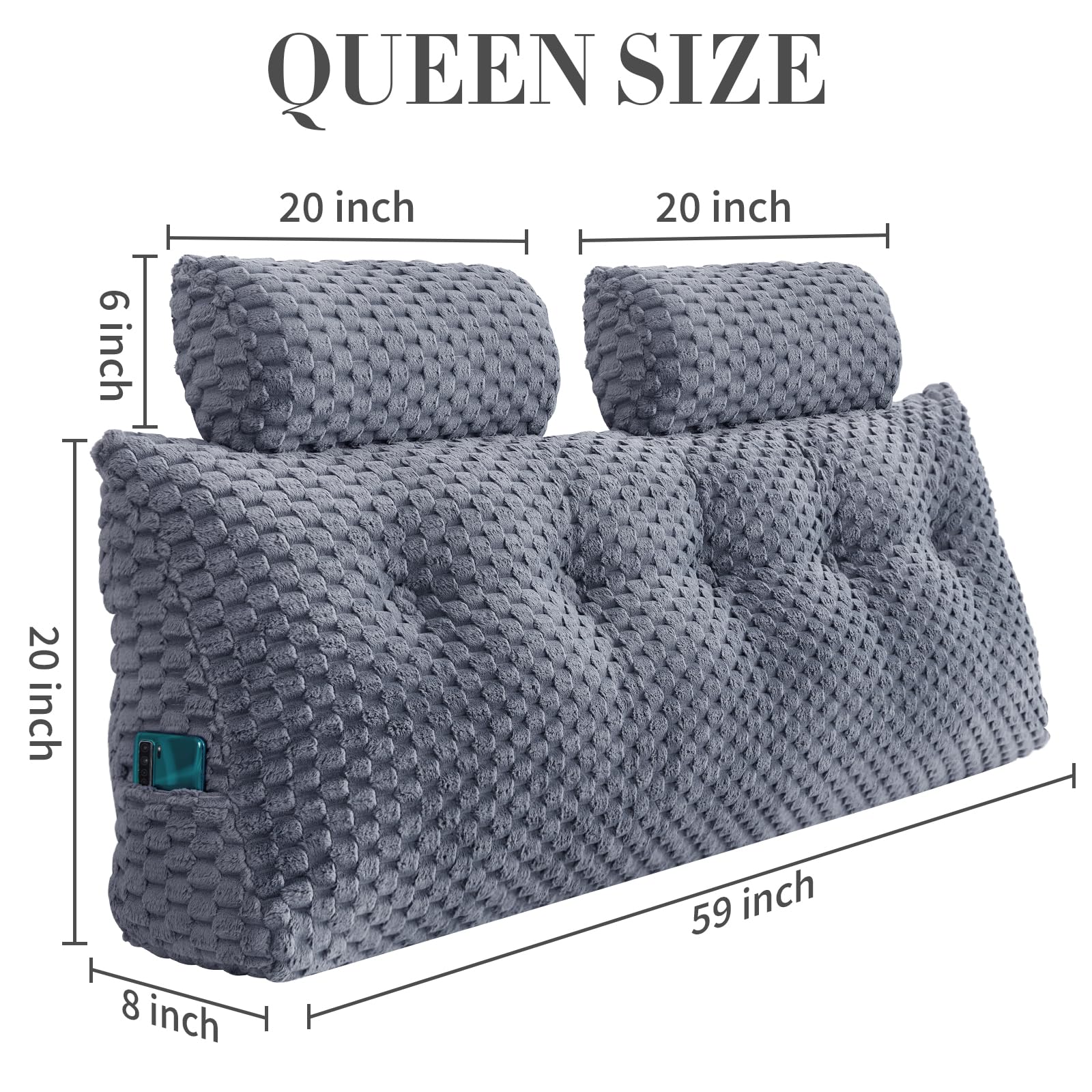 EUHAMS neck roll pillow duo provides flexible neck support while watching TV.