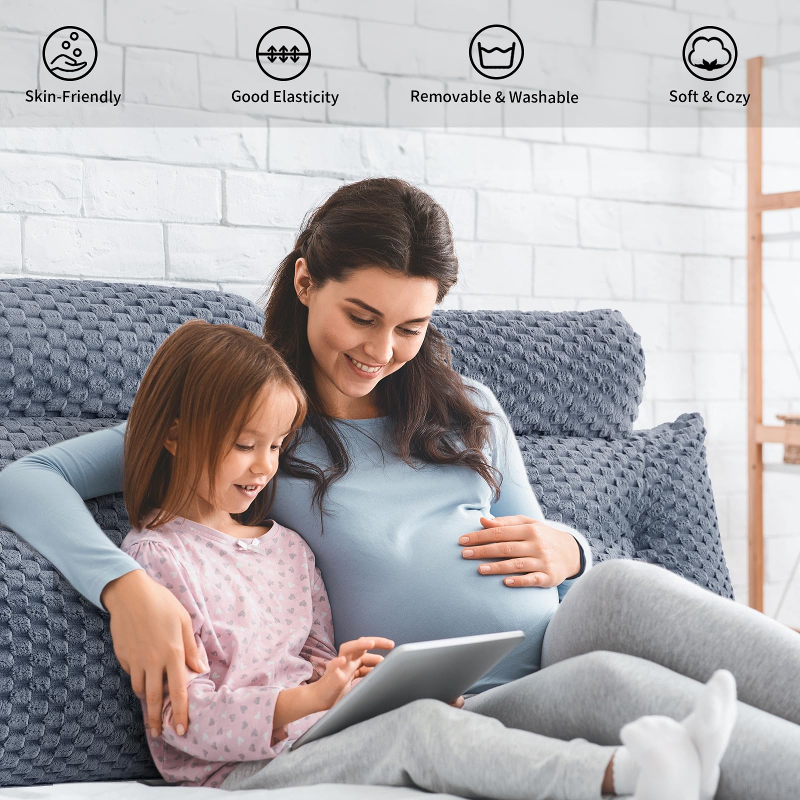 EUHAMS washable cover with zipper allows easy cleaning between uses.