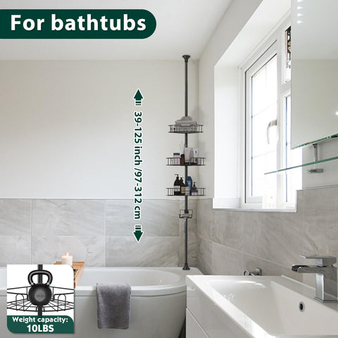 EUIJOIP vertical bathroom storage maximizes corner space