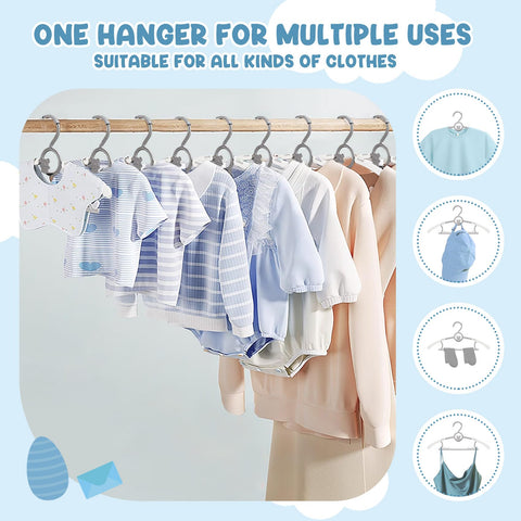 Adjustable 11-14 inch Eunhdet hangers for growing wardrobes.