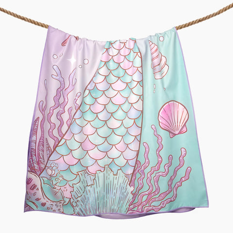 Eunzel machine-washable kids towel, easy care for families