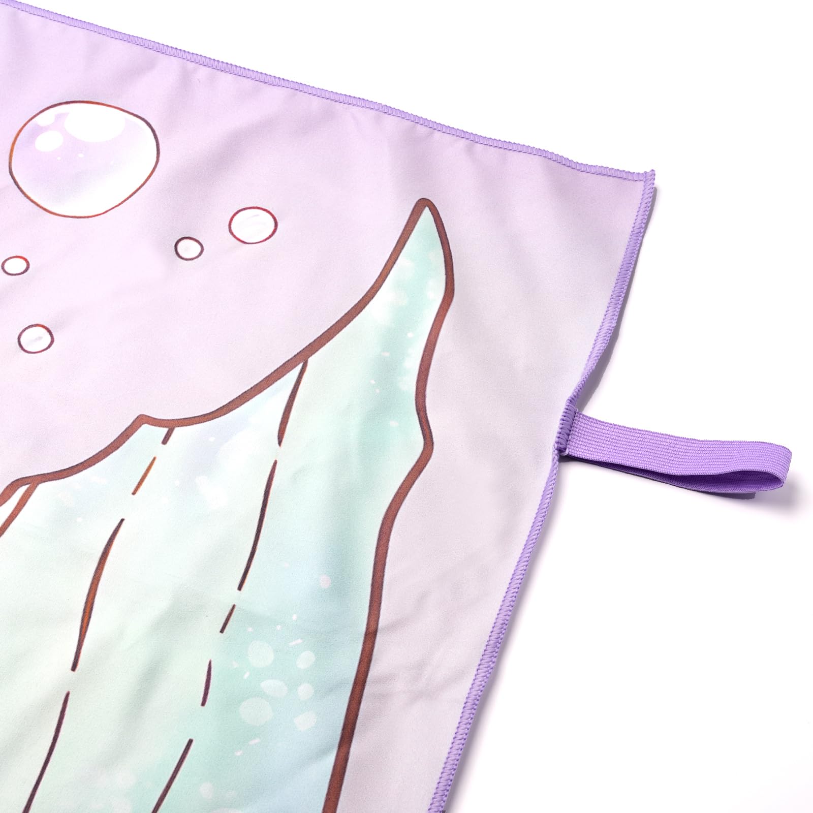 Eunzel quick-dry microfiber towel dries fast after swimming