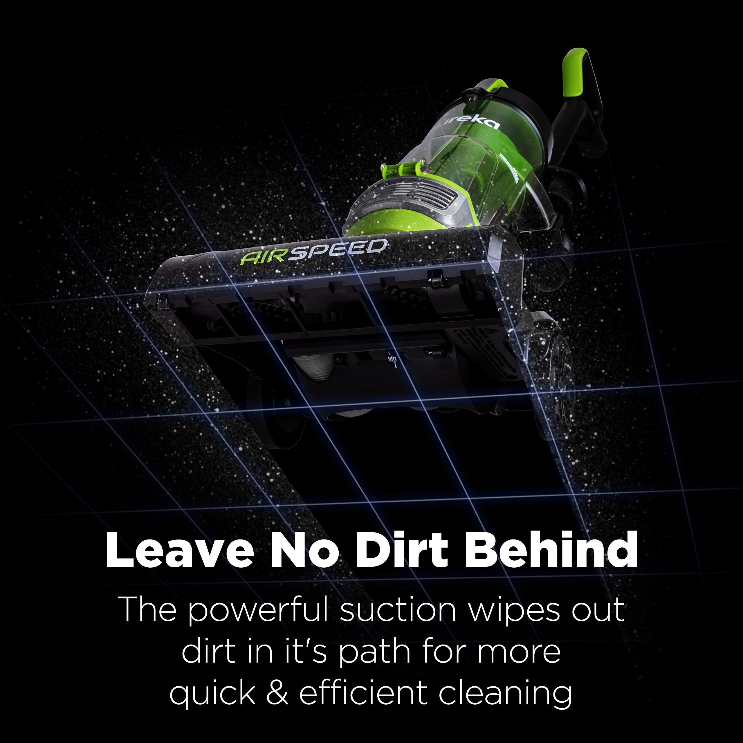 Eureka Airspeed dusting and crevice tools attach for easy reach and precision.