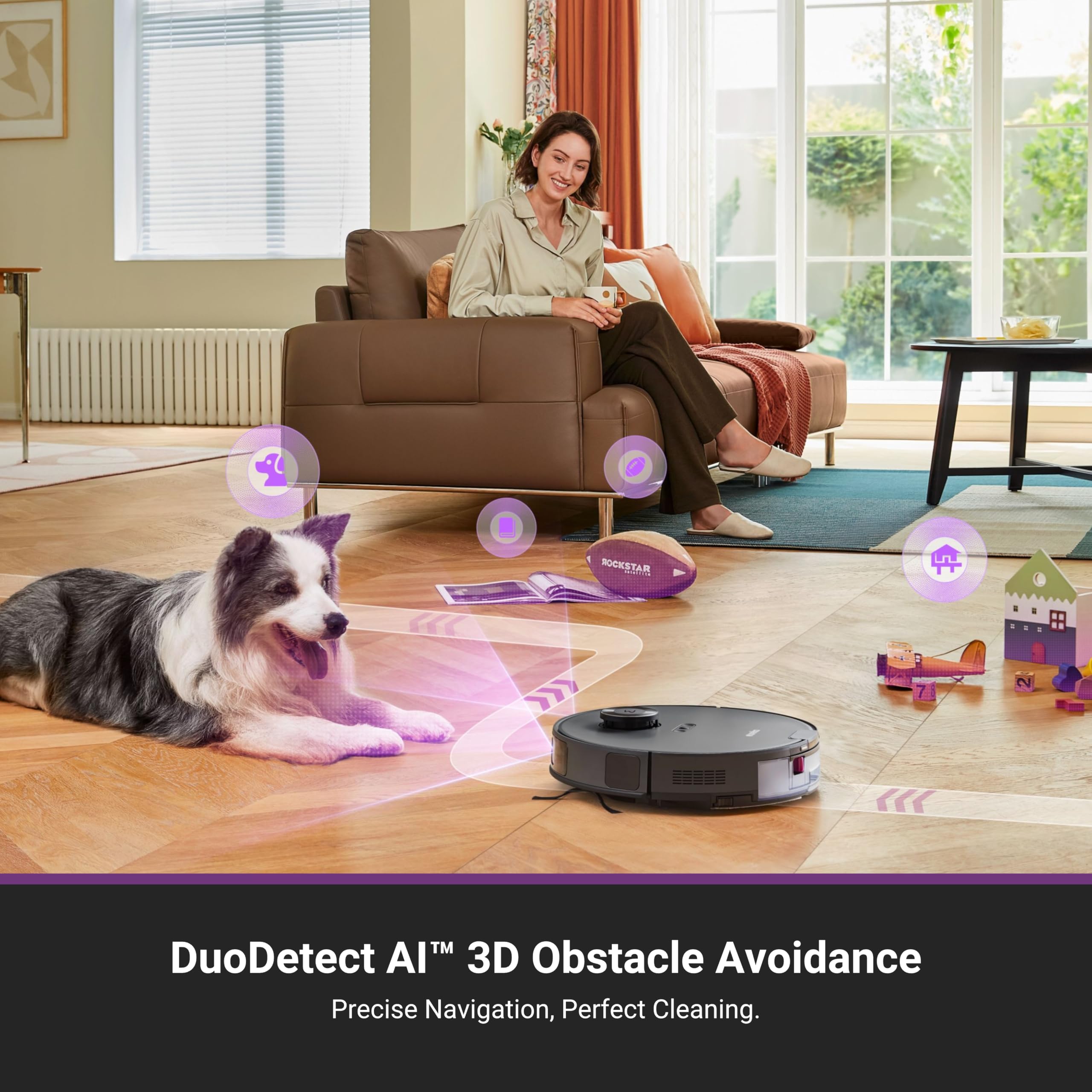 Anti hair-tangling brush reduces wrap for pet households