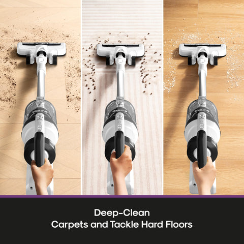 Detach to handheld mode for stairs or car interiors.