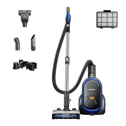 Eureka NEN186BL vacuum overview showing compact design for easy storage and quick cleaning